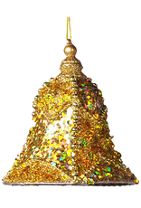 Katherine's Collection Gold Encrusted Bell Christmas Ornaments MD 5.5x4.75 Inch