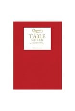 Caspari Paper Linen Solid Table Covers In Red