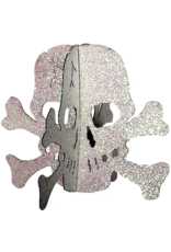 Katherine's Collection Halloween Hanging 3D Skull N Bones Decoration 12x10 Inch