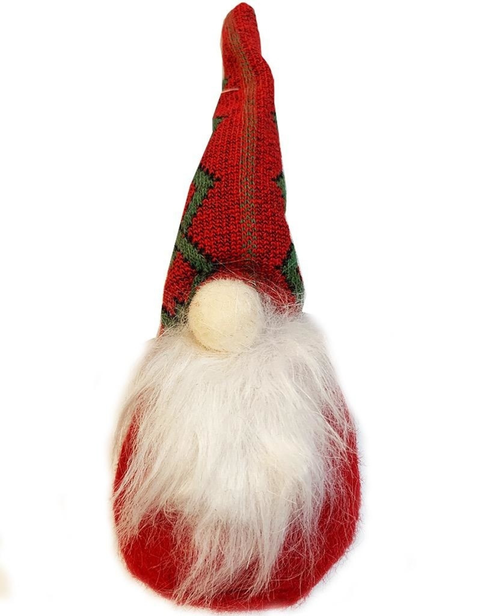 Darice Christmas Gnomes Ornament 7.87H Red Hat On Red Body