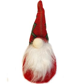 Darice Christmas Gnomes Ornament 7.87H Red Hat On Red Body