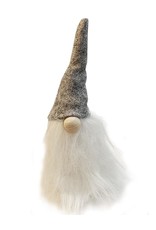 Darice Christmas Gnomes Ornament 5.75H Gray Hat