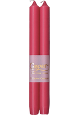 Caspari Crown Candles Tapers 10 inch 2pk Fuchsia Pink