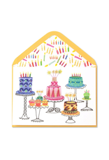 PAPYRUS® Birthday Cards Cakes With Gems On Stands A True Delight Card
