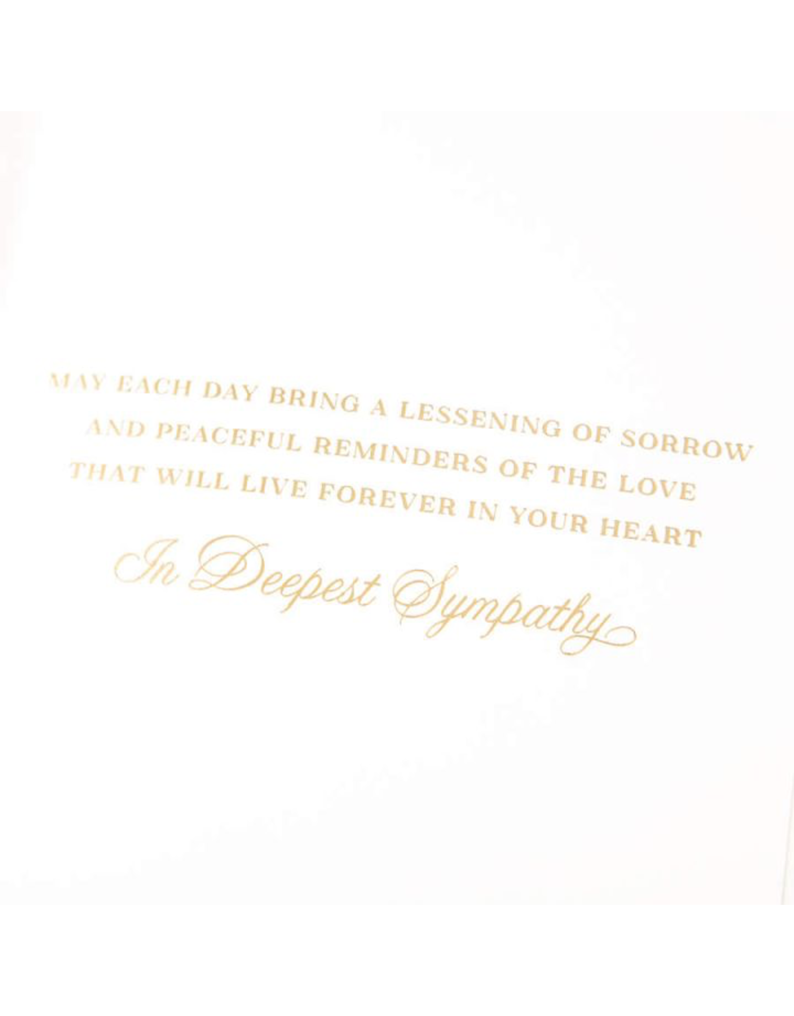 PAPYRUS® Sympathy Cards Orchids Vellum Sculpture