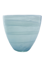 Mariposa Aqua Alabaster Glass Votive 3.5DIAx4H