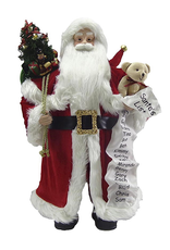 Darice Large Santa With List Figurine Christmas Decoration 24x13 Inch