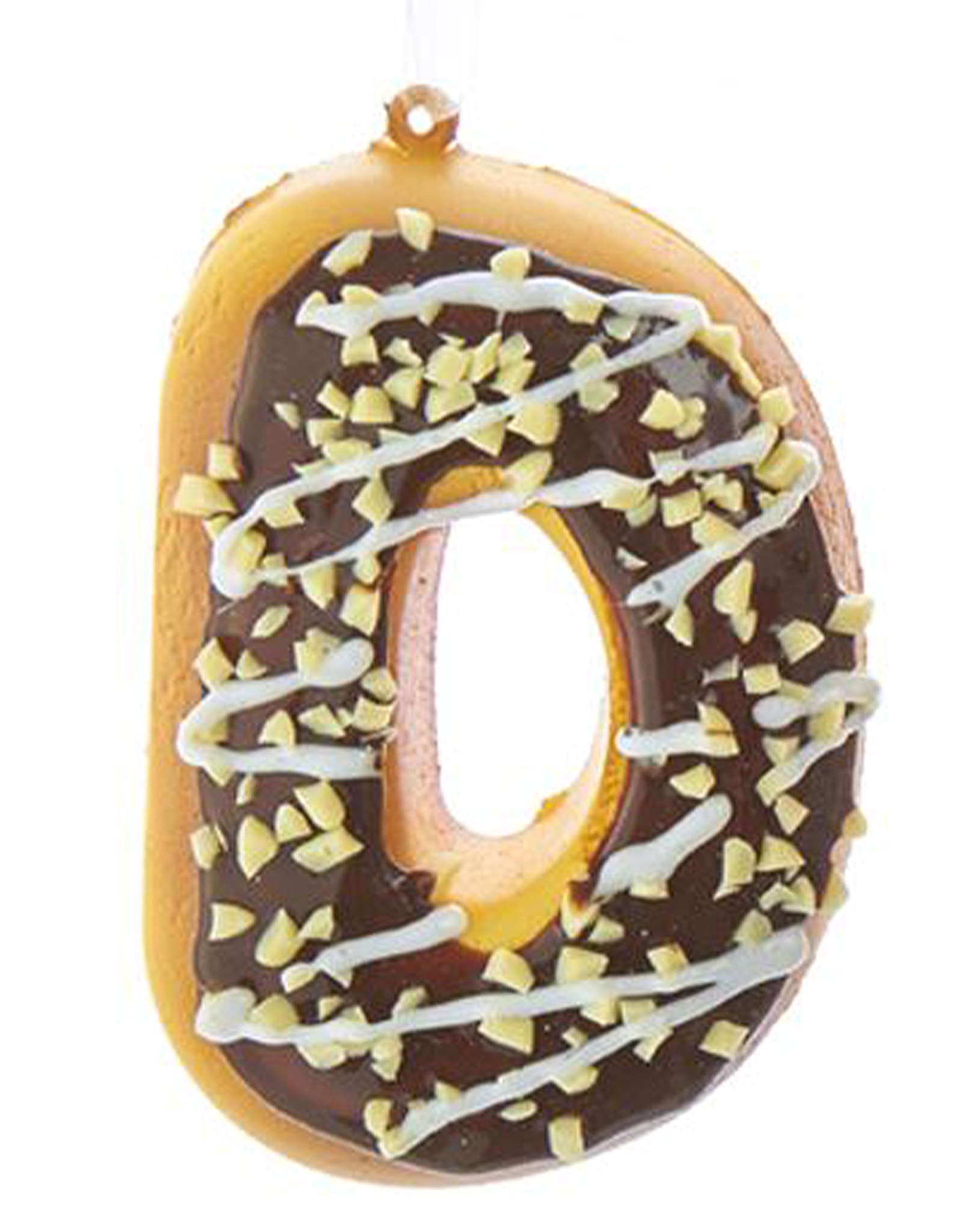 Kurt Adler Squeezable Donut Letter Ornament Initial D
