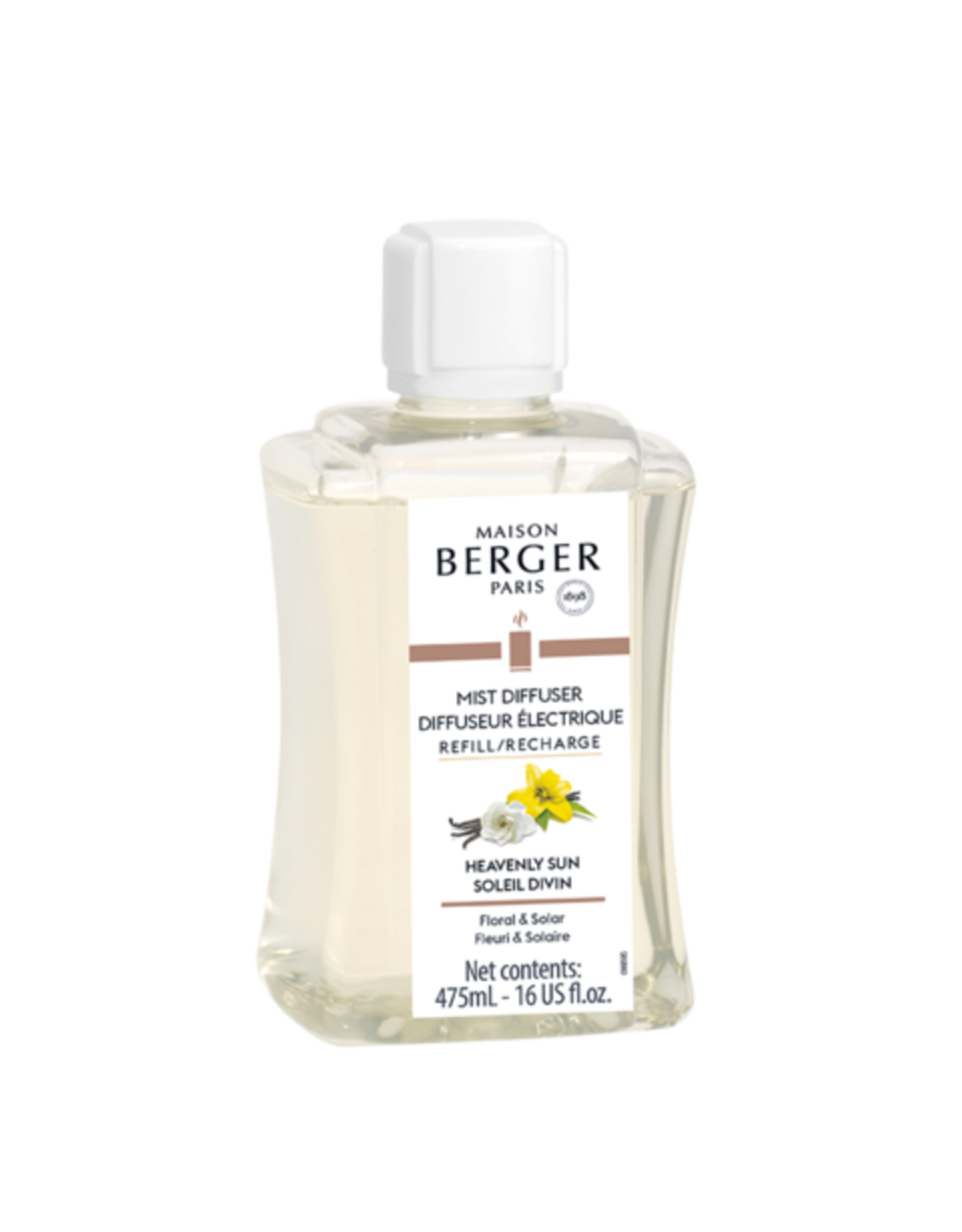 Maison Berger Mist Diffuser Fragrance 475ml Refill Heavenly Sun
