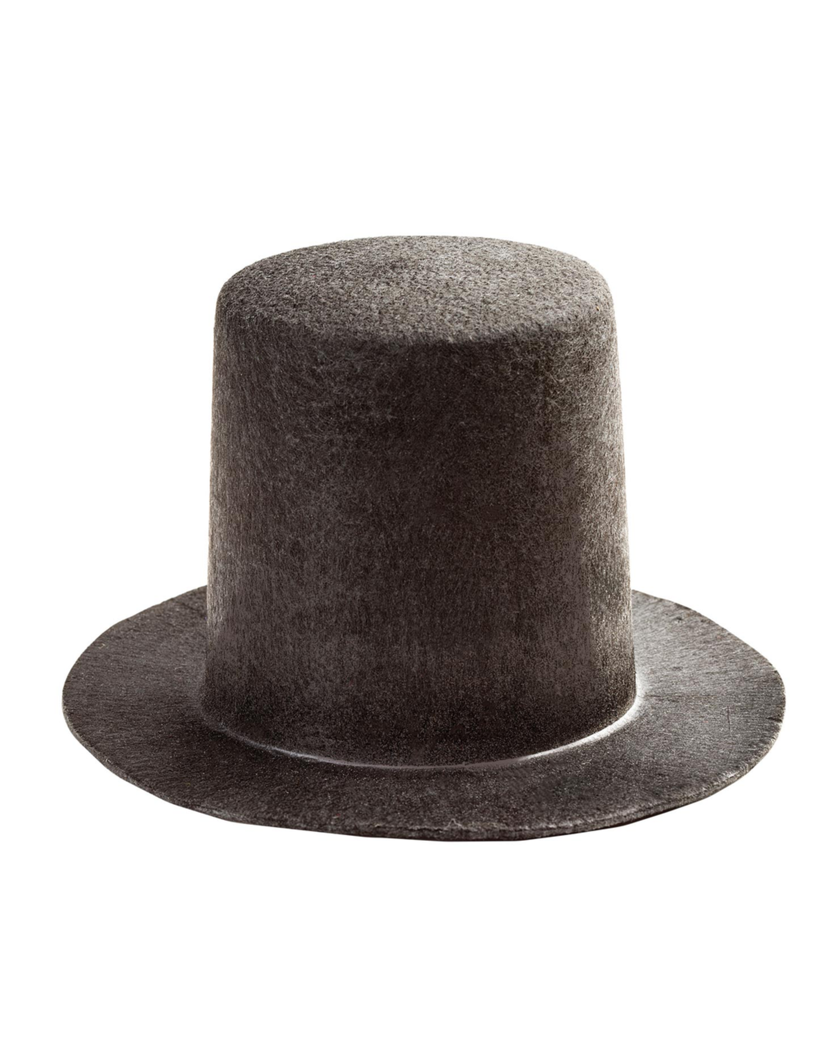 Darice Christmas Black Stovepipe Felt Top Hat  5.75x5.5x3.37 Inch