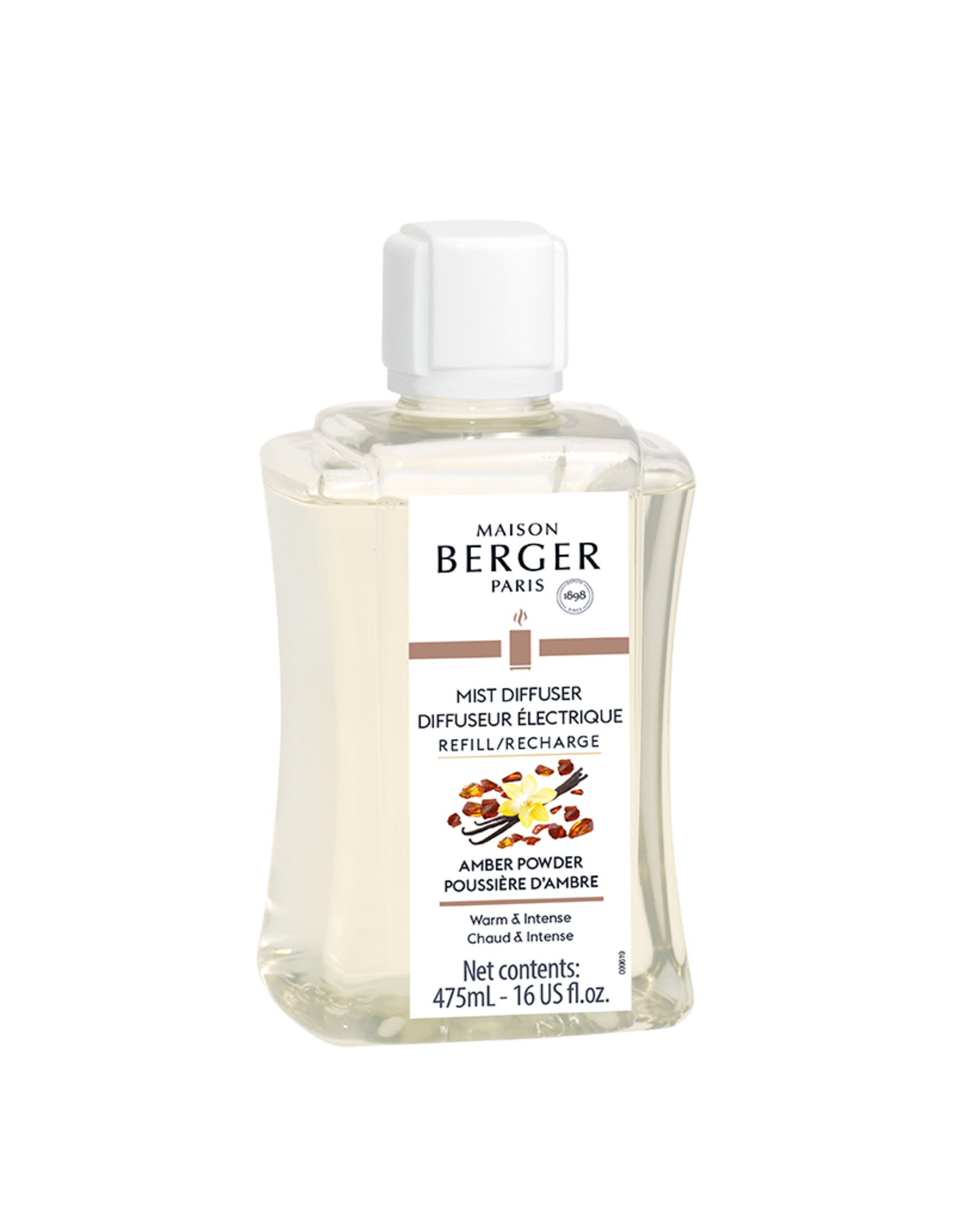 Maison Berger Mist Diffuser Fragrance 475ml Refill Amber Powder