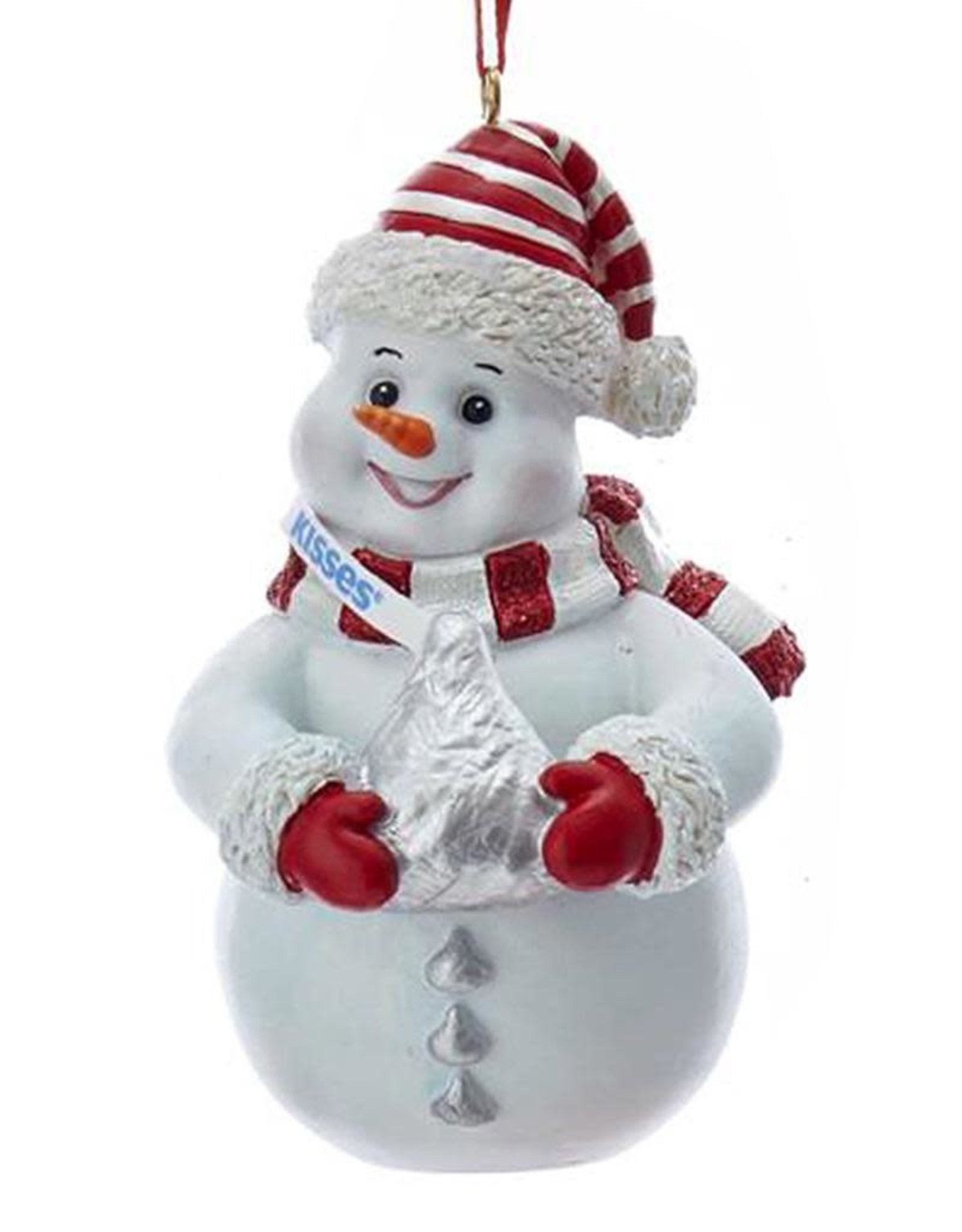 Kurt Adler Hershey Snowman Ornament W Hershey Kiss
