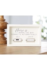 Mud Pie Home WIFI Network And Password Plaque