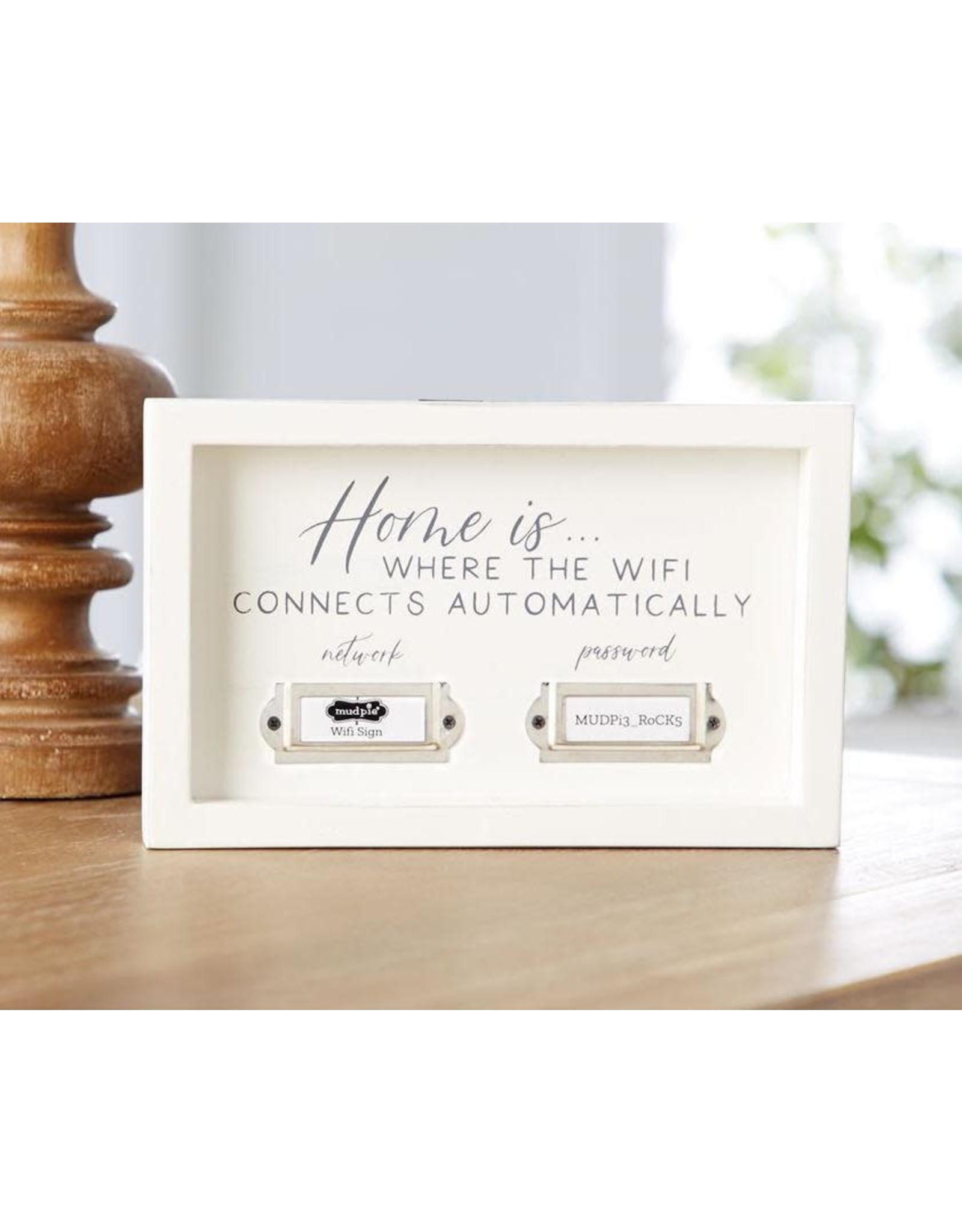 Mud Pie Home WIFI Network And Password Plaque