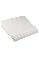 Caspari Paper Linen Cocktail Napkins 15pk Solids White