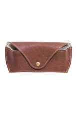 Leather Sunglass Holder In Brown