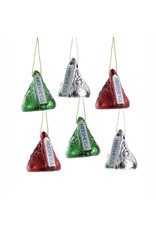 Kurt Adler Miniature Hershey Kisses 1 Inch Ornaments Set Of 6 Assorted