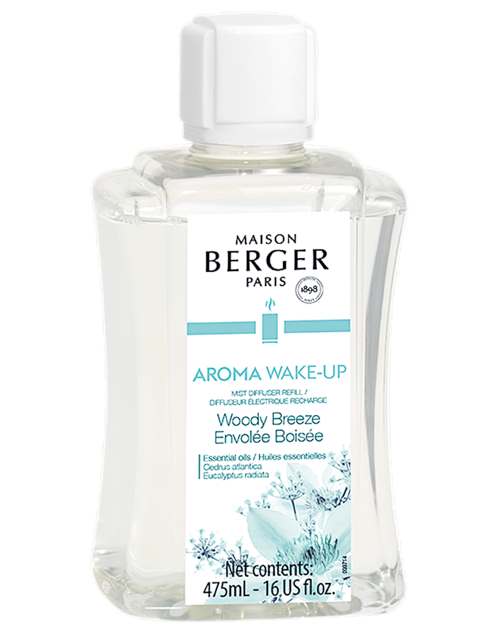 Maison Berger Mist Diffuser Fragrance 475ml Refill Aroma Wake Up Woody Breeze