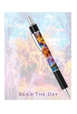 By The Seas-N Greetings Sea’s The Day Notepad Pen Set w Ocean Reef Design