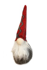 Darice Christmas Gnomes Ornament 7.87H Red Hat On Gray Body