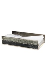Grey Black and Silver Flat Towel Holder