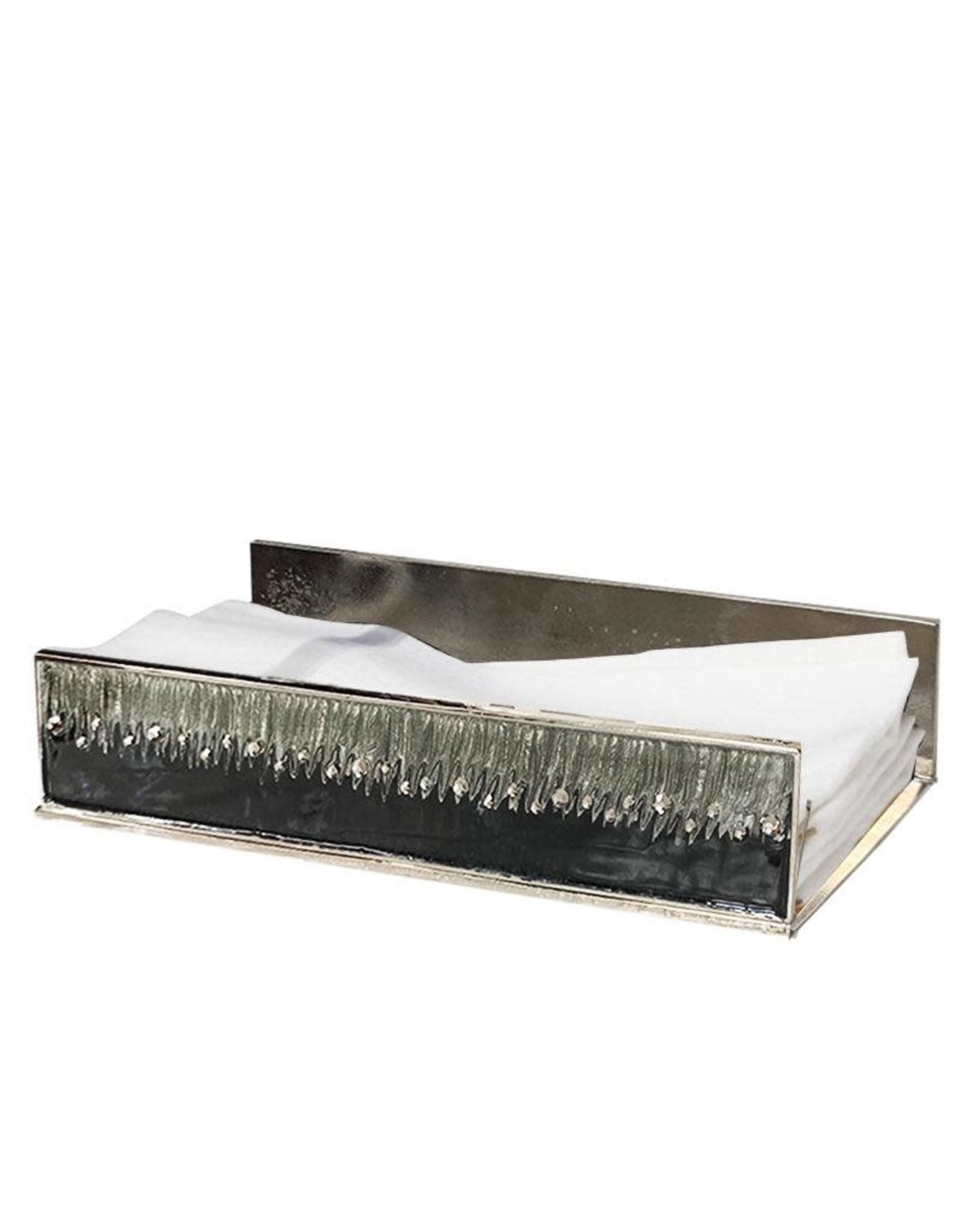 Grey Black and Silver Flat Towel Holder