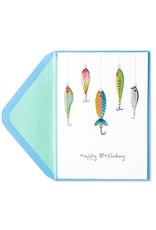 PAPYRUS® Birthday Cards Fish On Hooks Fishing Lures