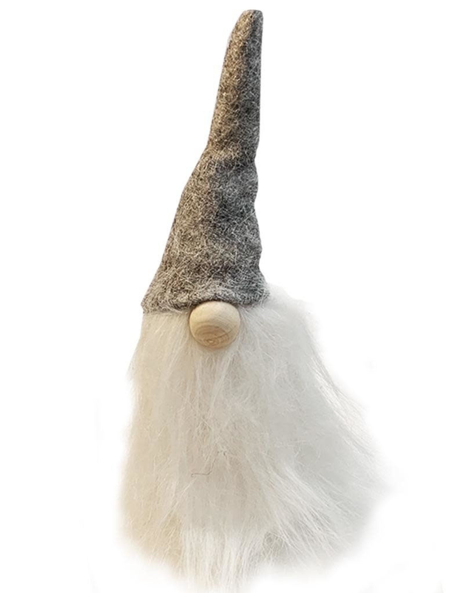 Darice Christmas Gnomes Ornament 5.75H Gray Hat