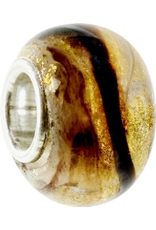 Chamilia Charm Murano Glass Bead O-24 Swirl Earth