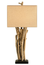 Currey and Company Driftwood Table Lamp 6344 Lamps Lighting
