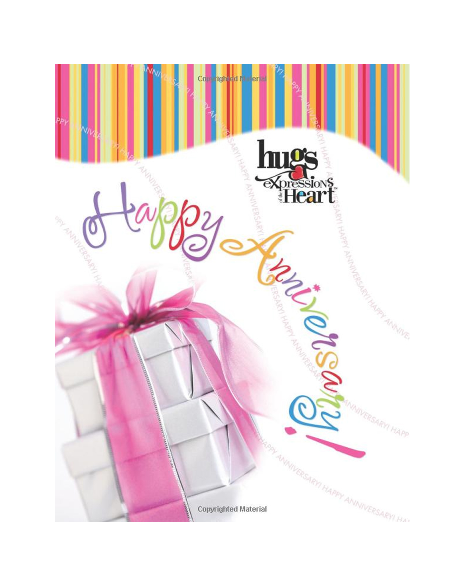 Simon and Schuster Gift Book Happy Anniversary Hugs Expressions of the Heart
