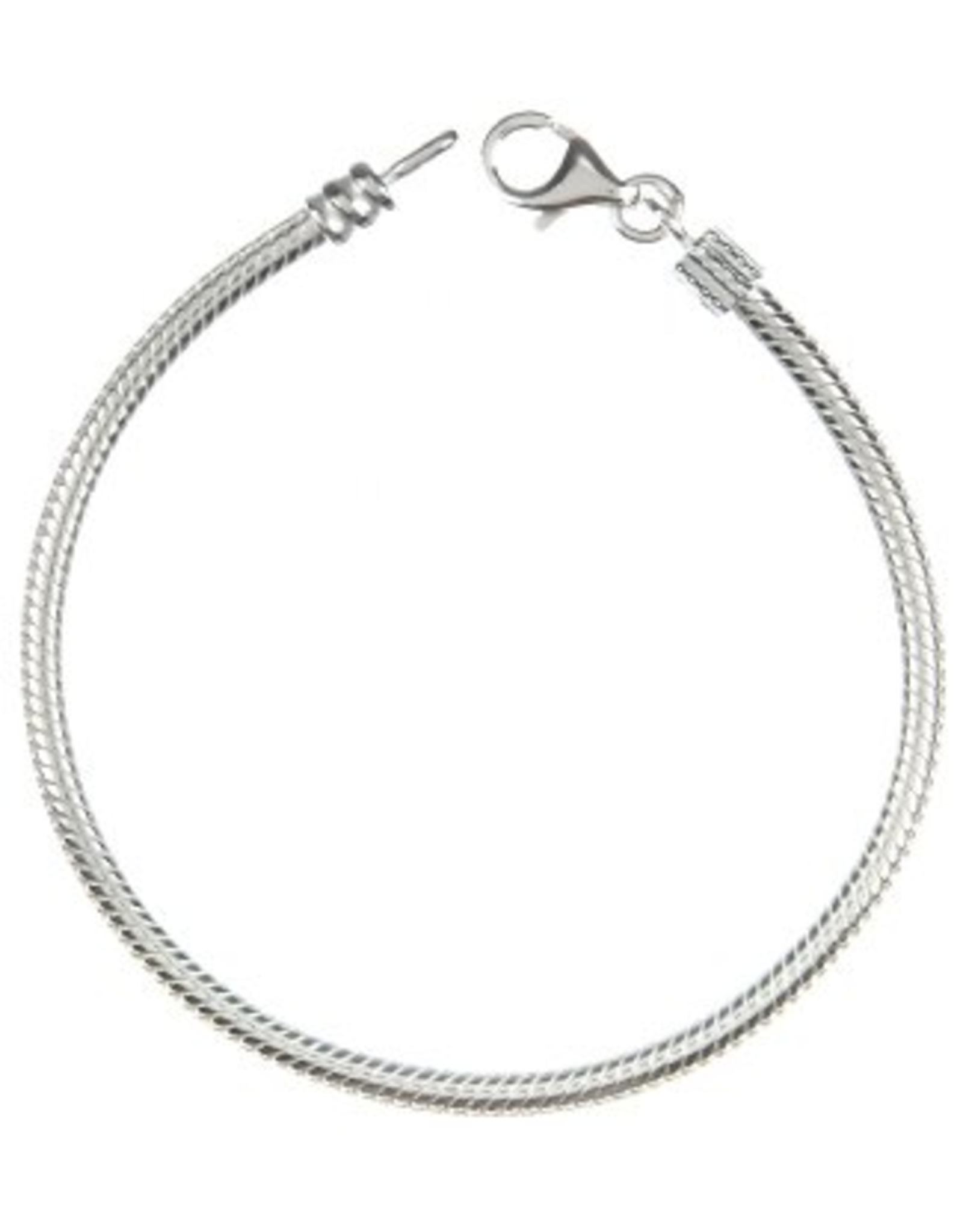 Chamilia Bracelet w Clasp 6.7 inch Sterling Silver AA-1