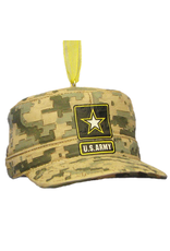 Kurt Adler Army Combat Uniform Cap Military Christmas Ornament