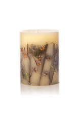 Rosy Rings Forest Small Round Botanical Candle Pillar 5.5Hx4.5D