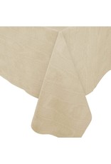Caspari Moire Printed Paper Linen Table Covers In Gold