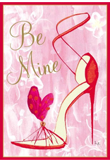 Caspari Valentine's Day Card Stiletto Be Mine