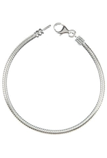 Chamilia Bracelet w Clasp 7.5 inch Sterling Silver AA-3