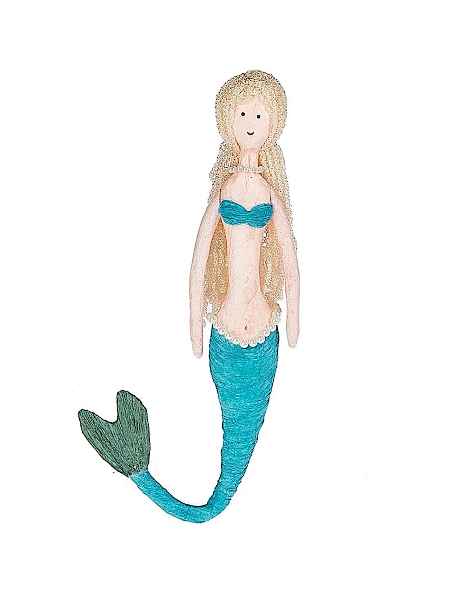 Midwest-CBK Mermaid Doll Paper-Polyester Doll Decoration 15 inch