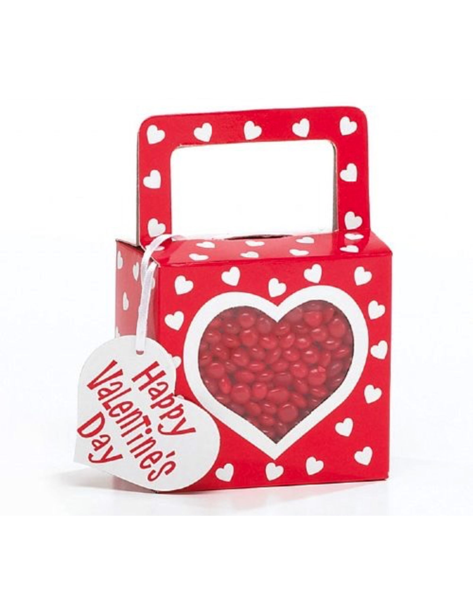 Burton and Burton White Hearts on Red Candy Gift Box