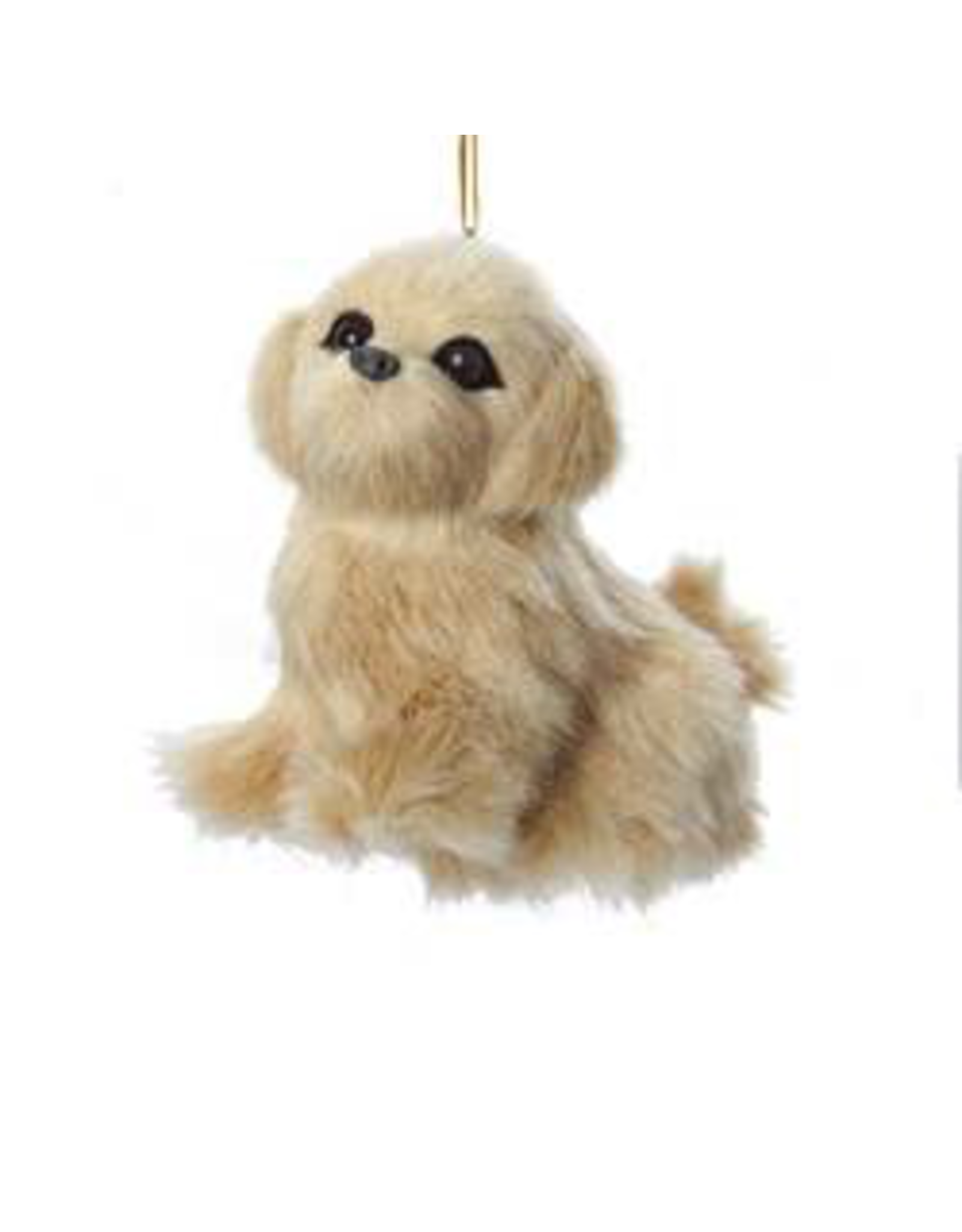 Kurt Adler Christmas Ornament Plush Dog Golden Retriever 3.5 inch