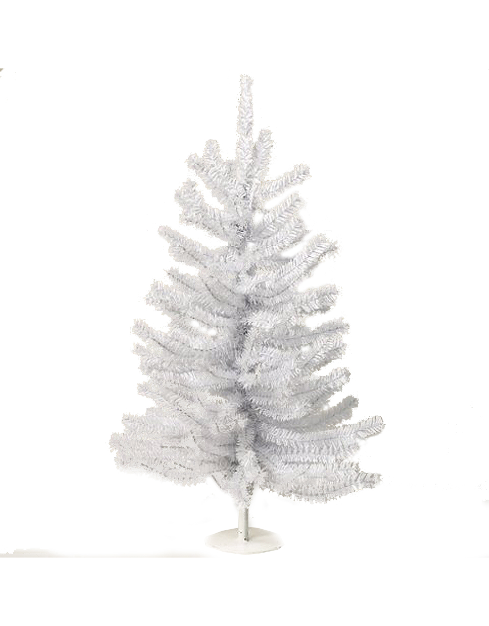 Kurt Adler Shiny White Miniature Christmas Tree 18 Inch