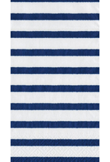 Caspari Paper Guest Towel Napkins 15pk Bretagne Blue