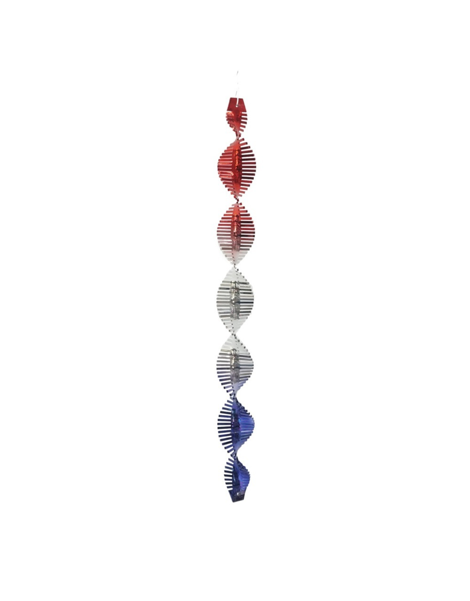 Midwest-CBK Wind Spinner Patriotic Red White and Blue Spinner 20 inch