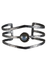 Waxing Poetic® Jewelry Nightaire Cuff Bracelet-Sterling Silver-Labradorite
