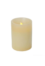 Kurt Adler LED Ivory Candle w Blow Function