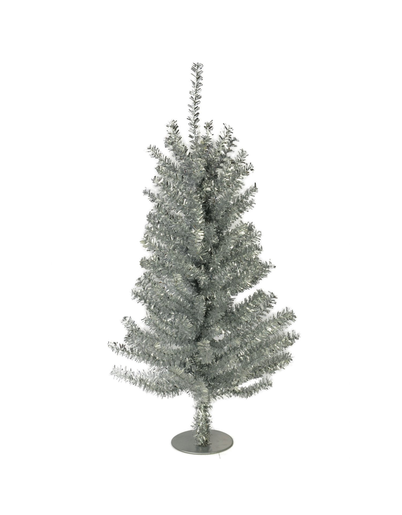 Kurt Adler Silver Christmas Tree 18 inch Miniature Tree