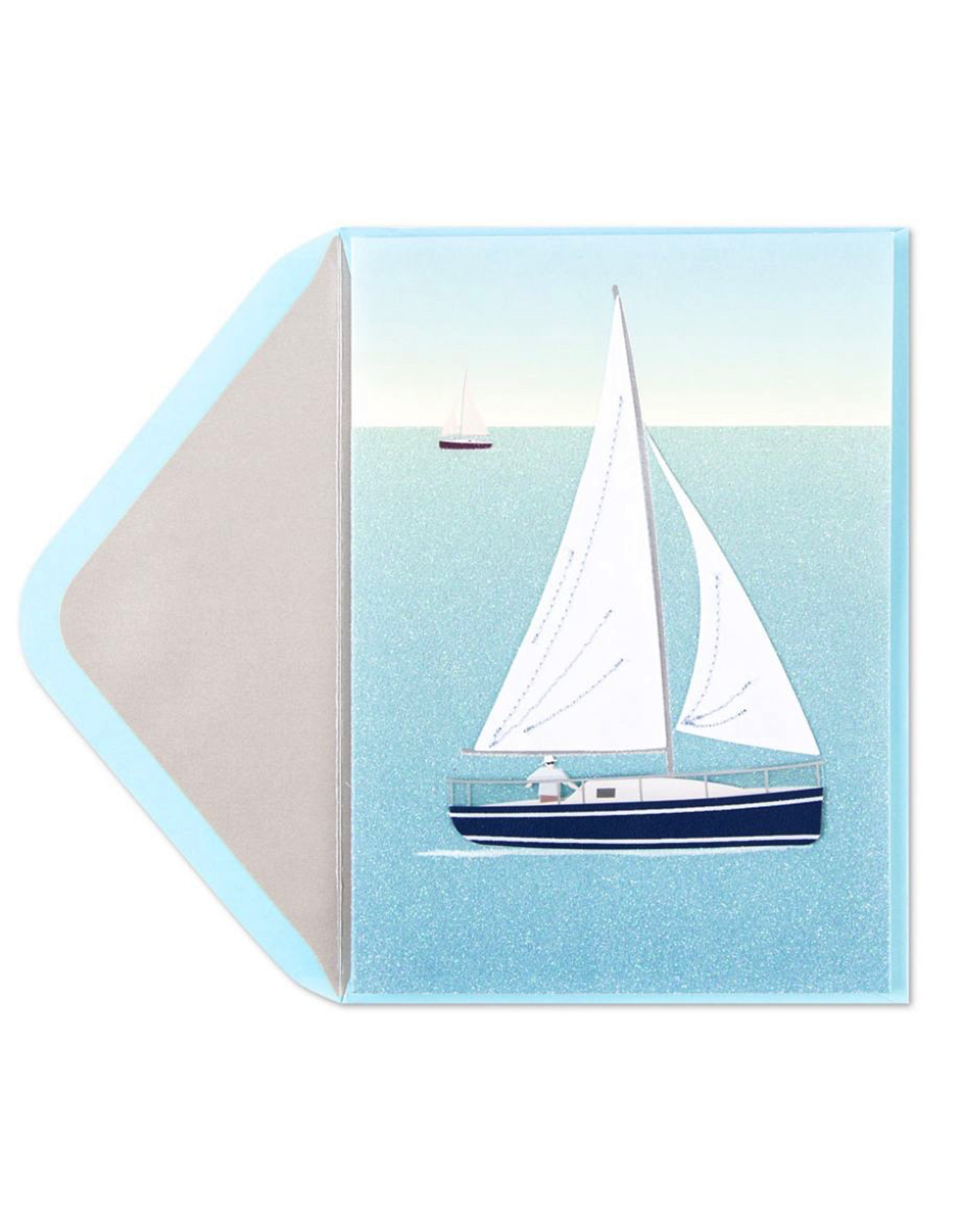 PAPYRUS® Birthday Card Handmade Sailboat