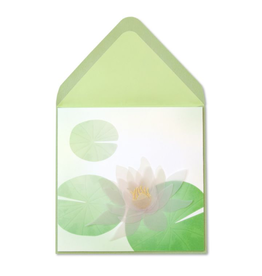 PAPYRUS® Sympathy Card Lotus Flower Sculpture