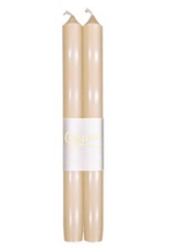 Caspari Crown Candles Tapers 10 inch 2pk Ivory