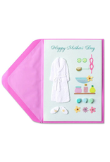 PAPYRUS® Mothers Day Card Handmade Spa Outfit